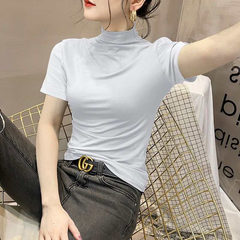 화이트 [하프 하이 칼라] 모달