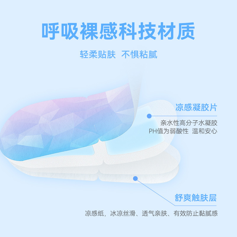 冷敷眼罩一次性睡眠冰敷遮光护眼罩冰爽凉感舒缓护眼贴凉感眼罩|undefined