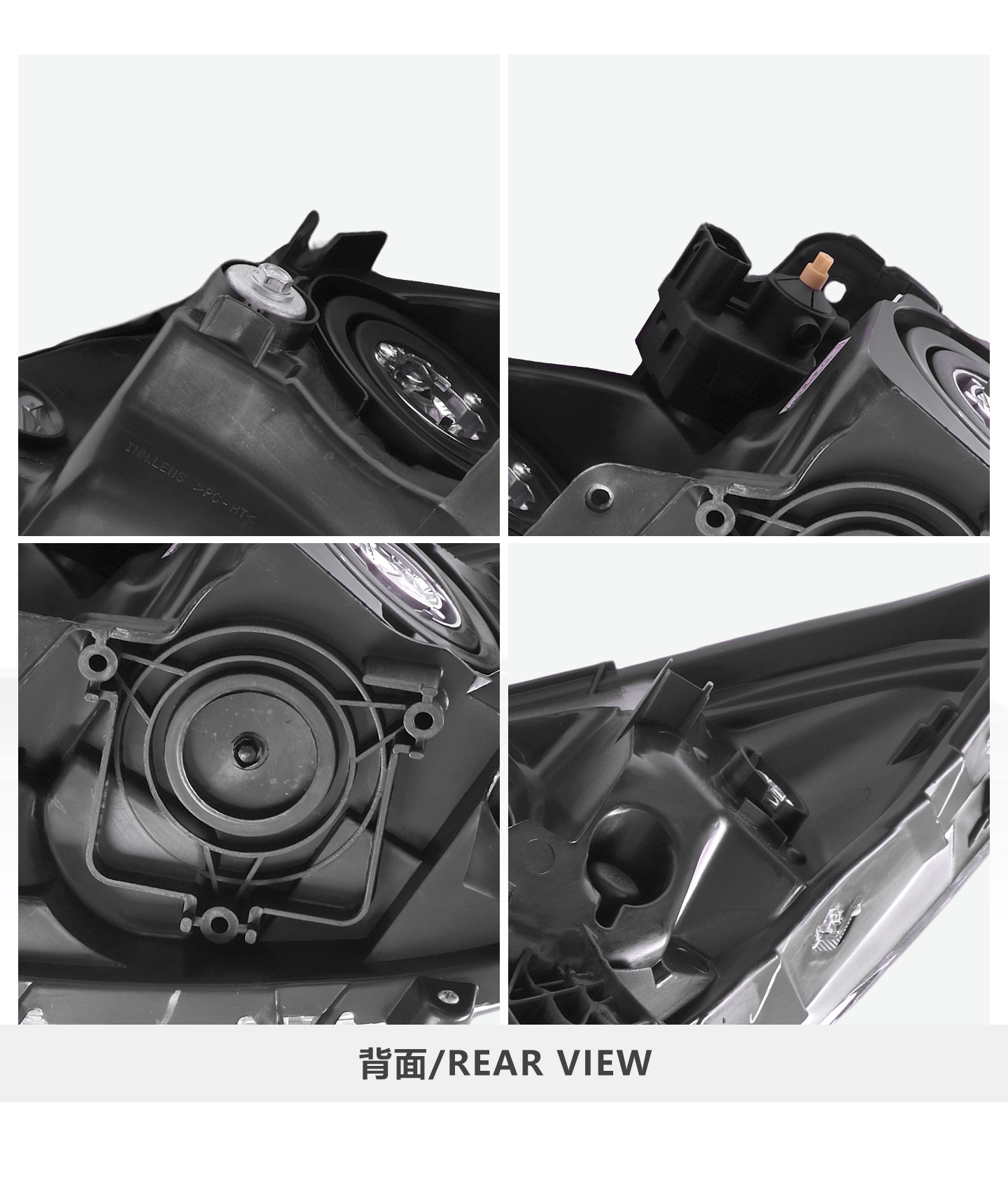 Suitable for Honda Civic 12-15 Models, 9Th Generation Civic Headlight Assembly, Original Front Headlights for Low and High Configuration Versions