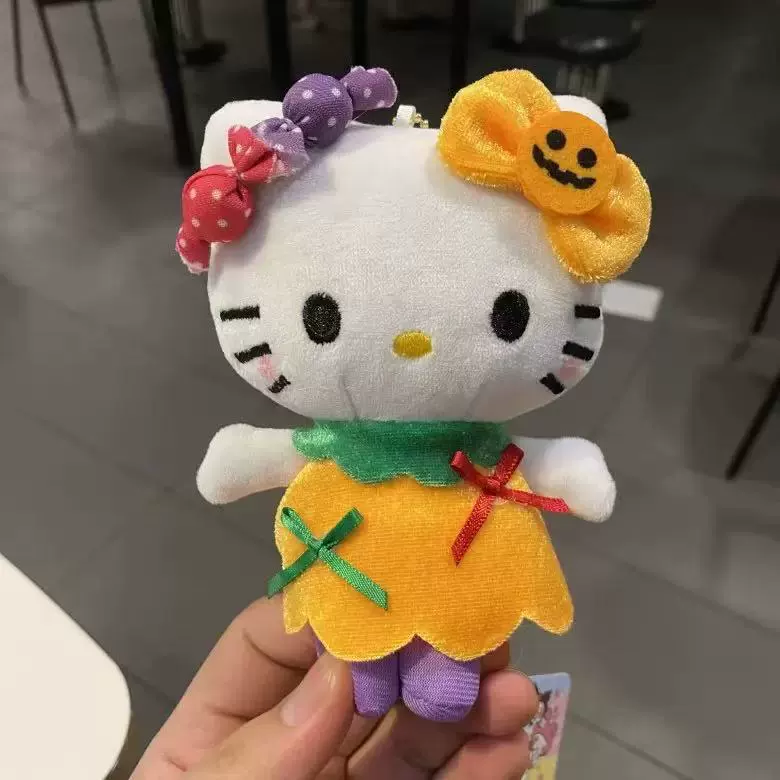 Плюшевый брелок (Sanrio) Hello Kitty, плюшевая кукла-талисман, размеры 10–16 см