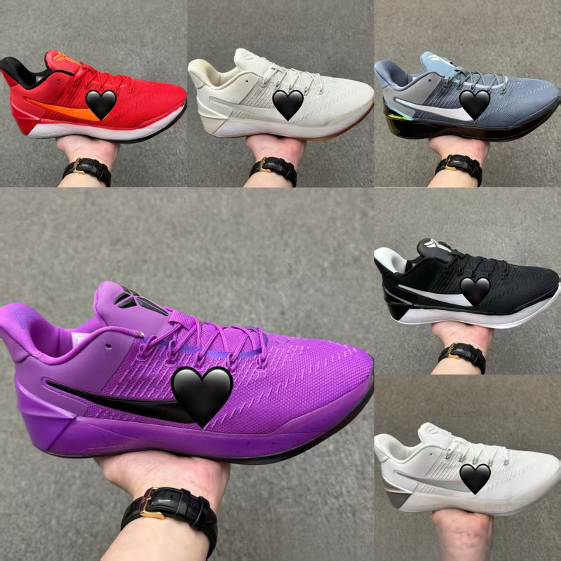 Putian Pure Original Kobe Ad Kobe Ad Low-Top Violet Blackman Non-Slip Shock-Absorbing Men's Practical Basketball Shoes Putian Pure Original Kobe Ad Kobe Ad Low-Top Violet Blackman Non-Slip Shock-Absorbing Men's Practical Basketball Shoes