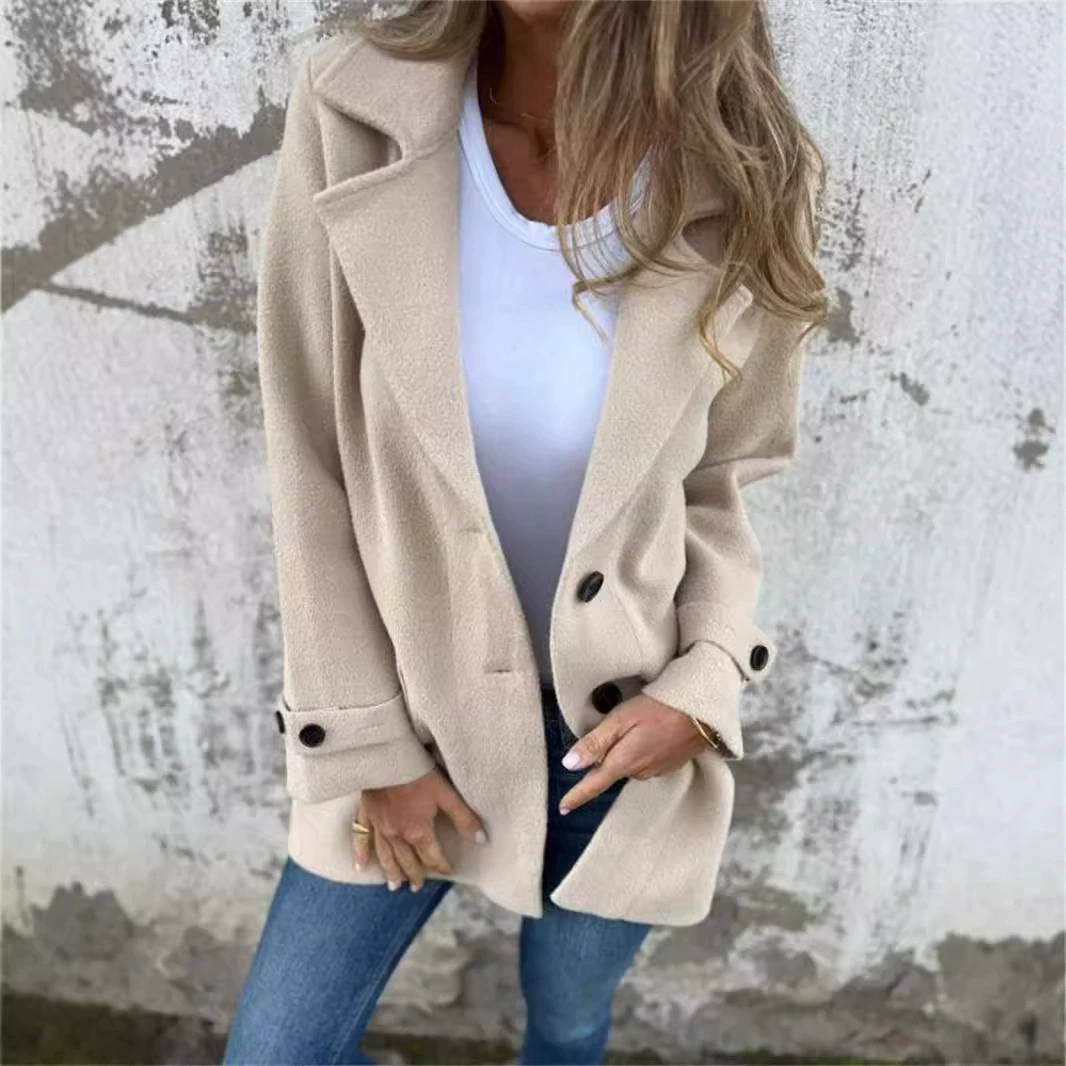Демисезонный кардиган для отдыха, европ стиль, свободный крой. Цвета Apricot/Black/Khaki, размеры S–5XL
