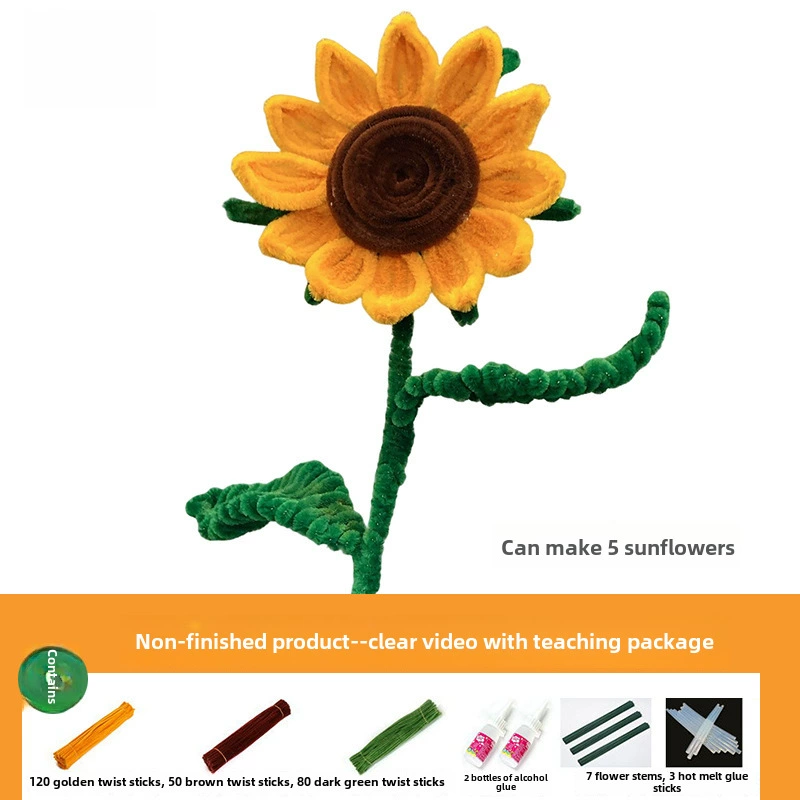 Encrypted twist rods (MaoGun) DIY craft pipe cleaners, ultra‑dense, multi‑color sets (about 100 pcs)