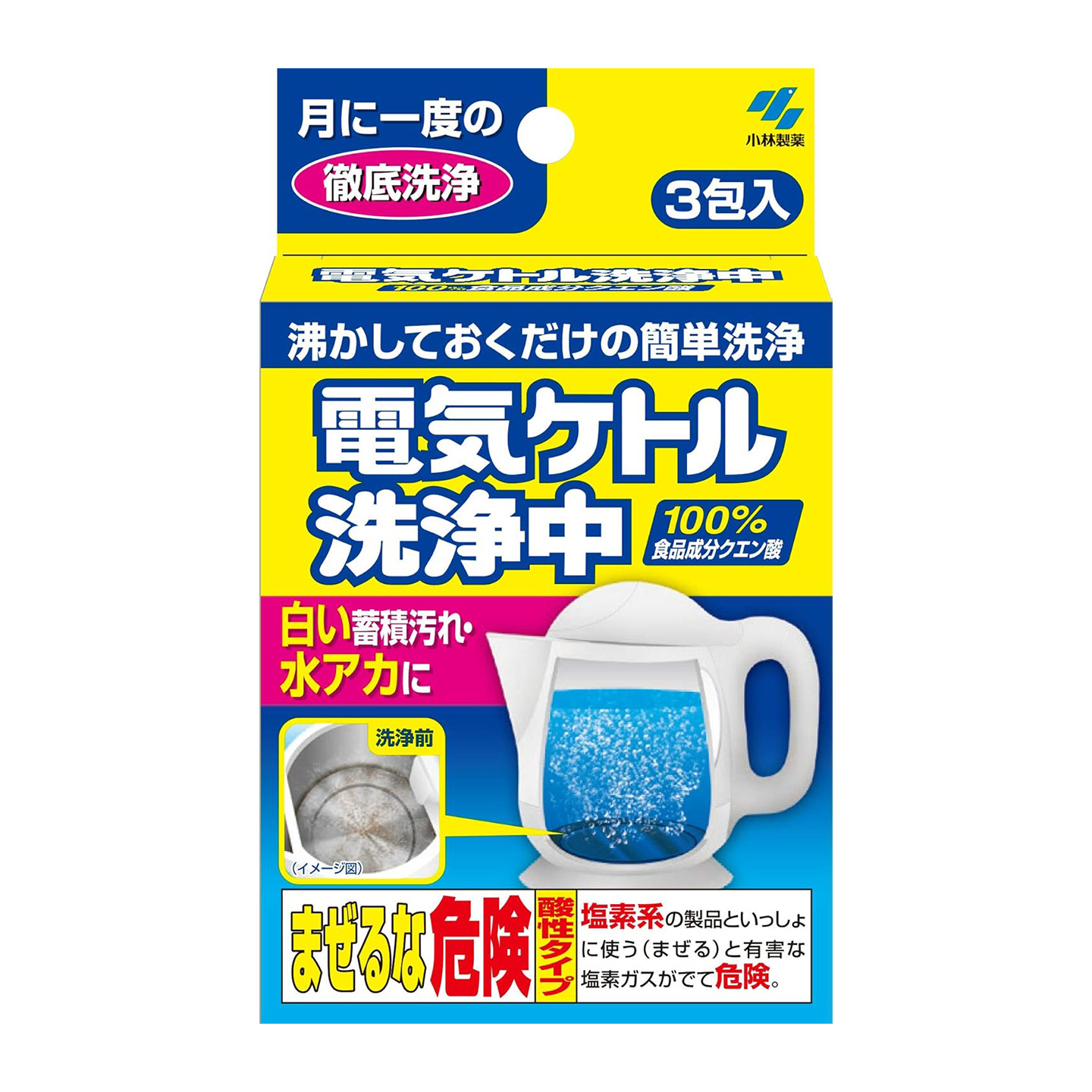 4987072082935전기주전자 석회질 제거제 15g*3팩