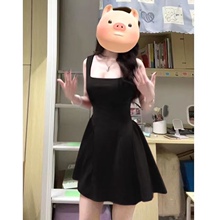 2025新款炸街气质连衣裙女神范红色性感修身百搭打底裙