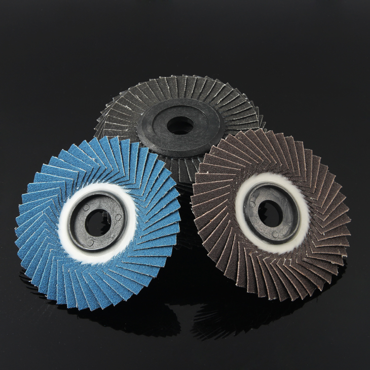 Impeller de flores 100 molino de ángulo blando acero inoxidable hoja de molienda de madera hoja de molienda de ángulo hoja de pulido rueda de paño