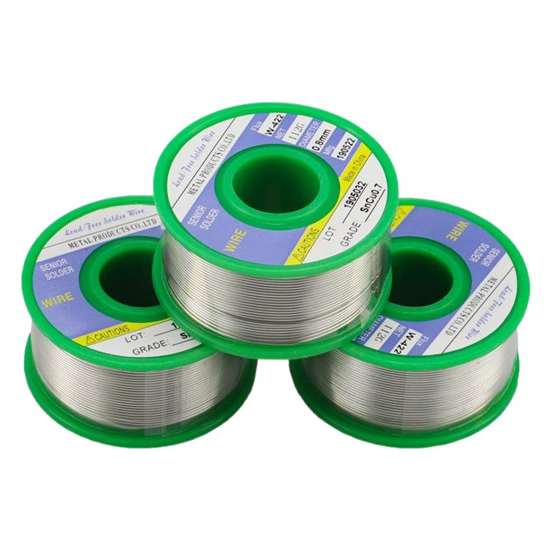 Бессвинцовый припой проволока маленький рулон Оловянная проволока оптовая продажа с фабрики Защита окружающей среды припой проволока завод Sn99Cu0, 7 50/100 г