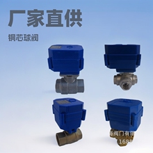 4分 6分 1寸 DN15 DN20 不銹鋼微型電動閥  黃銅微型電動二通球閥