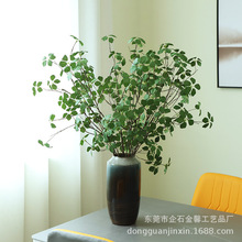 新中式仿真植物藤条观音莲叶子禅意插花造景枯木长枝家居客厅摆件
