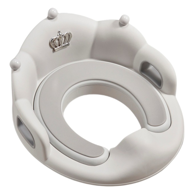 Asiento de inodoro para bebé sin instalación Corona inodoro multifuncional para niños asiento de inodoro extraíble cojín del asiento del inodoro transfronterizo