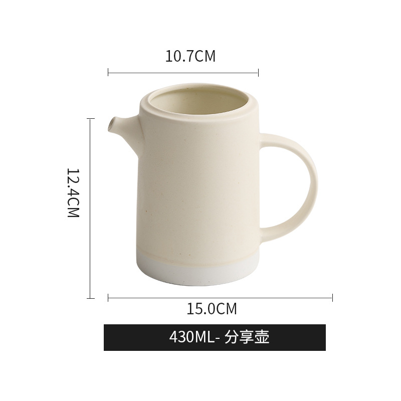 Taza de filtro de café de cafetera de cerámica de montaña y río, taza de filtro de café de goteo, filtro de café de tipo goteo, conjunto de utensilios para compartir cafetera