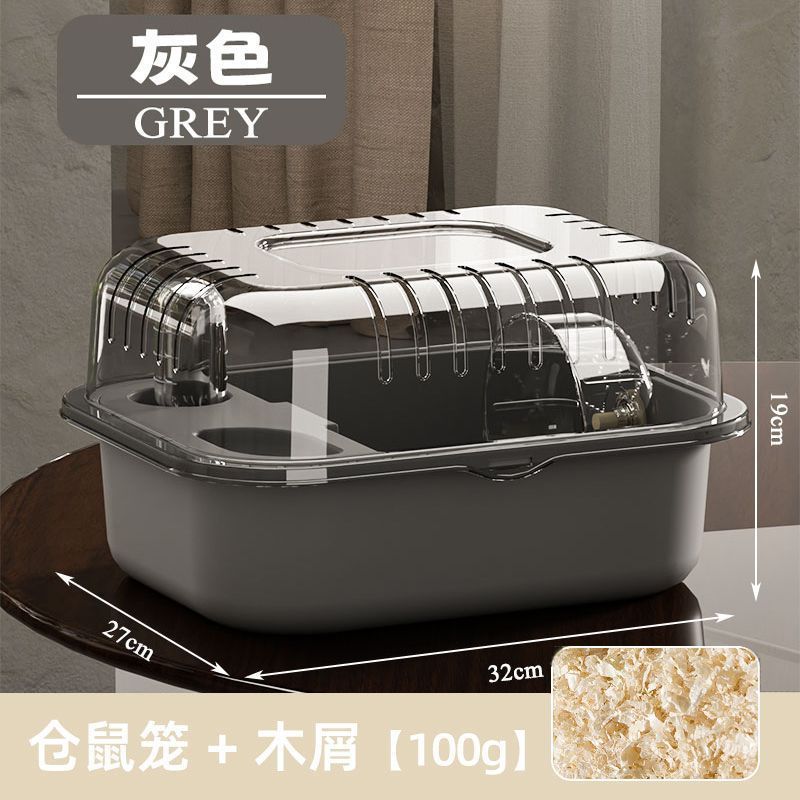 ハムスター用透明パノラマ豪華特大ヴィラ、ゴールデンハムスター用特大スペース、三線専用ペット用品|undefined