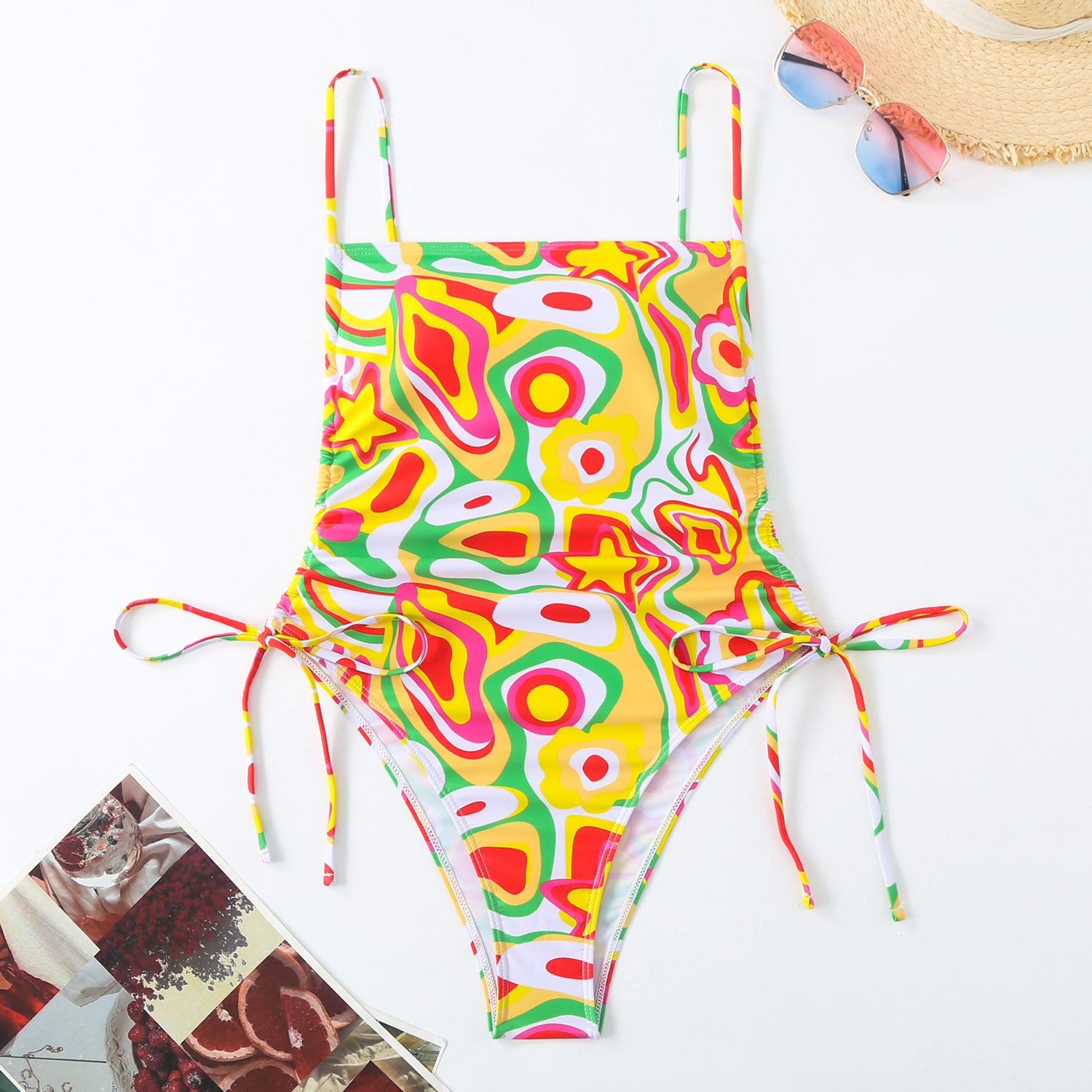 Women's Basic Classic Style Color Block 1 Piece One Piece Swimwear display picture 12