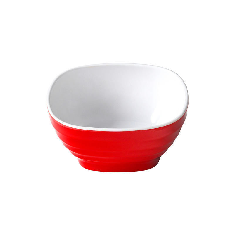 メラミン食器小鉢ビュッフェ鍋レストラン調味料ボウルディップボウルレストランホテルのお粥ボウルライススクエア小鉢|undefined