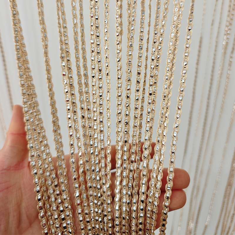 Door Curtain, String Curtain, S-Curtain, Tassel Partition Curtain, Hanging Curtain, Black, Silver, Champagne Color, Door Frame Decoration, Home Decor Accessories Door Curtain, String Curtain, S-Curtain, Tassel Partition Curtain, Hanging Curtain, Black, Silver, Champagne Color, Door Frame Decoration, Home Decor Accessories