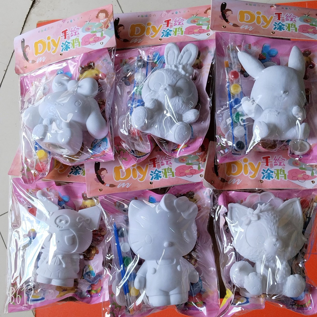 Nuevo feliz dibujos animados dibujos animados burbujas artesanía regalo de recompensa pegatinas de jardín de infantes 3D movimiento tridimensional