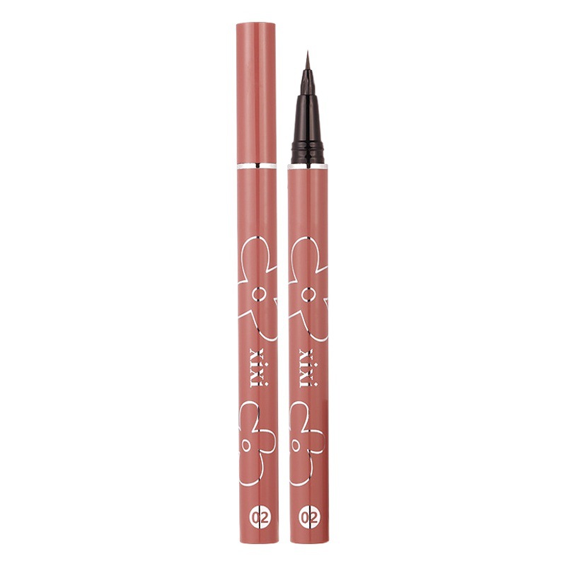 Xixi Silky Waterproof Liquid Eyeliner Pen for Beginners, Suitable for Drawing Eyelashes as Thin as Hair, down to 1 Pen, Multi-Purpose for Beginners