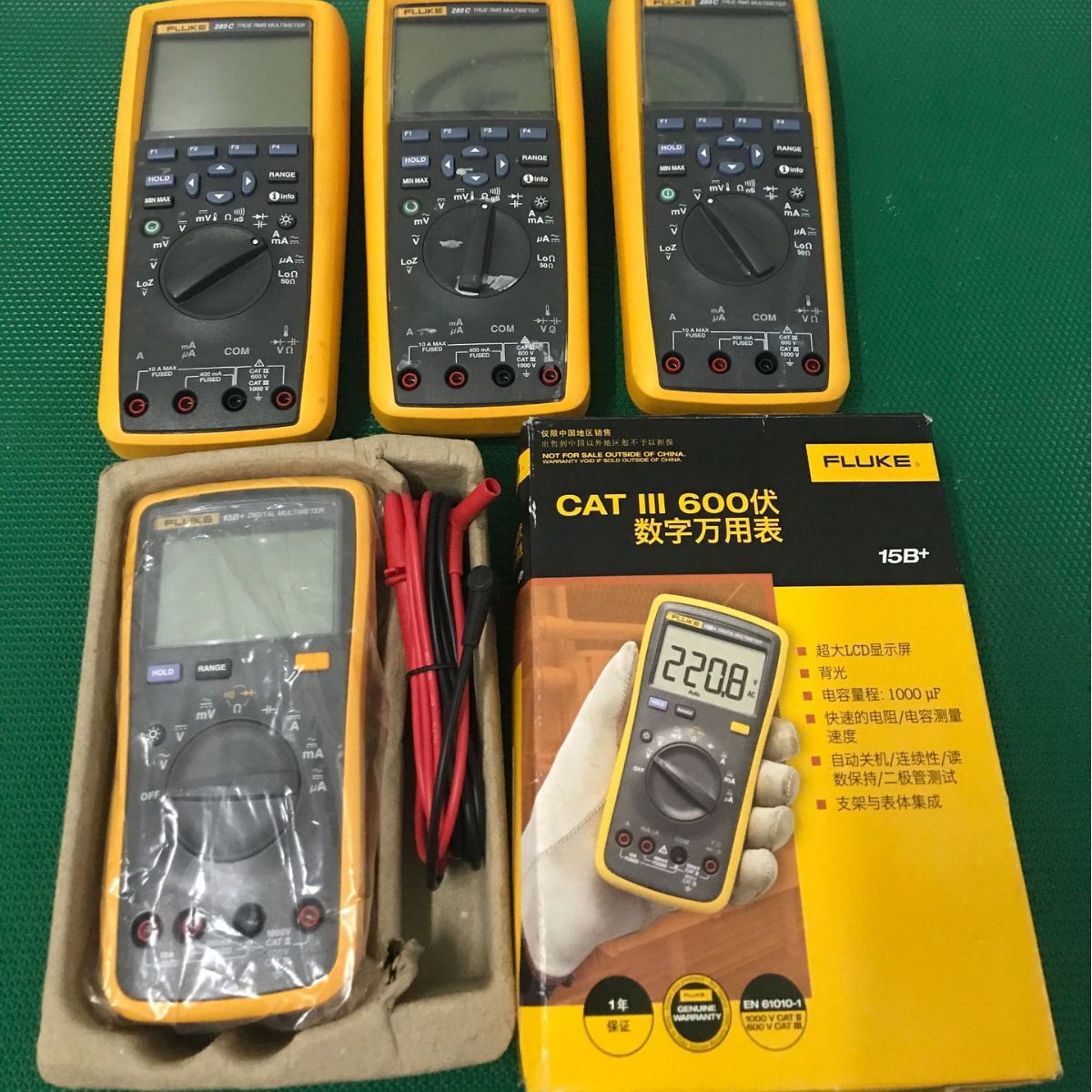 出售FLUKE福禄克万用表全新 15B 17B  18B  179C  289C 17B+