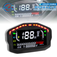 摩托车改装杜卡迪仪表 LED液晶仪表燃油水温表里程表档位表车速表