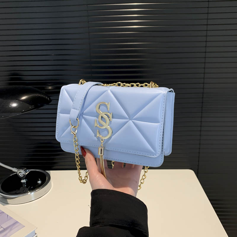 2025 verano nuevo estilo simple bolso de hombro nicho de moda mochila casual bolso pequeño bolso de cadena bolso de mujer