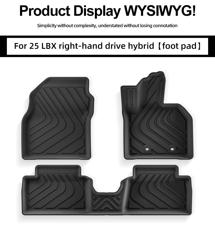 Suitable for 25 Lexus Lbx Car Floor Mats, Special Car Floor Mats, Fully Environmentally Friendly Tpe Floor Mats Cross-Border
