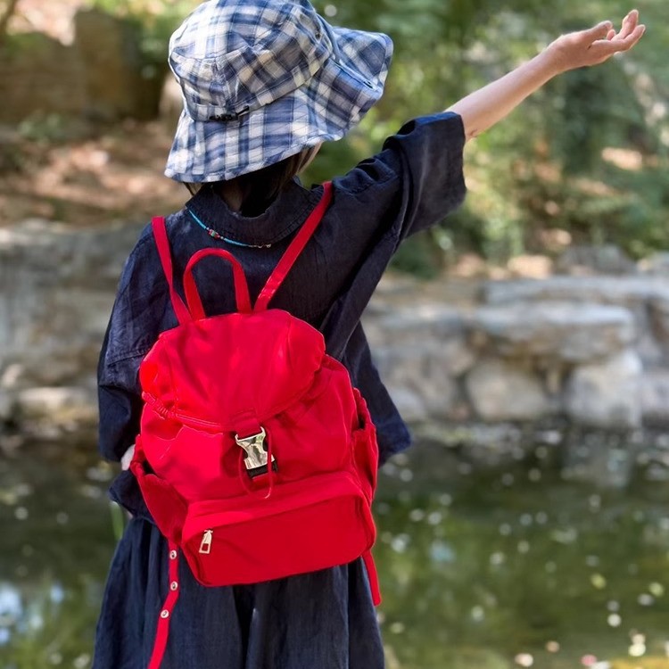 Mochila infantil coreana, mochila de viaje de nylon casual, moda, mochila de jardín de infantes para niños y niñas