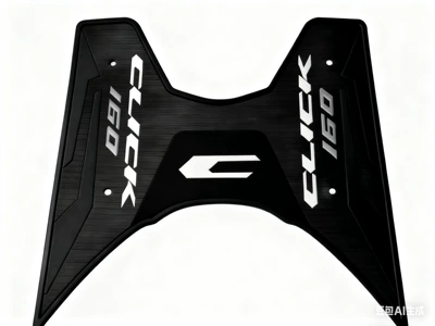 Modified Footrest T-Pedal Pad: Universal Foot Pad - black