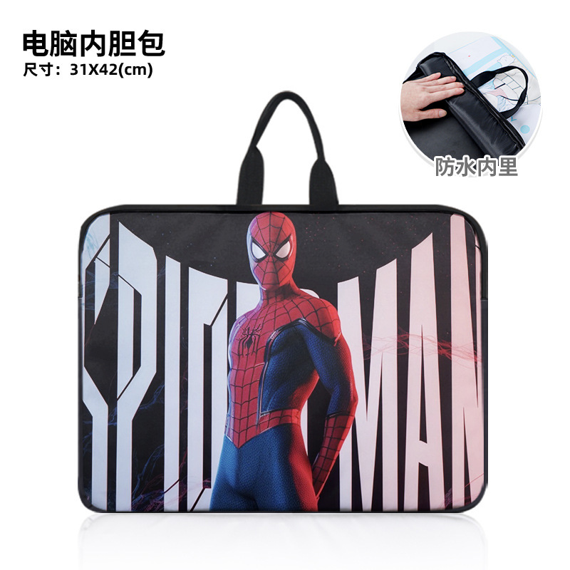 Spider-Man 4 peripheral series laptop bag, dirt-resistant and splash-proof inner sleeve