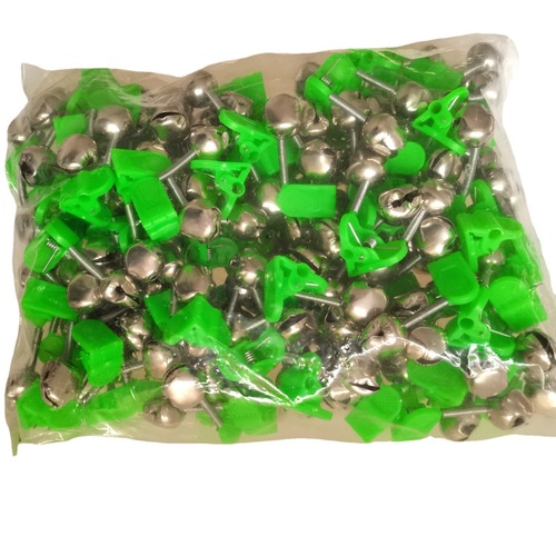 Double-ring fishing bell, plastic clip throwing rod alarm, sea rod fishing alarm small bell, fishing gear cross-border