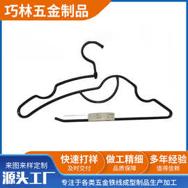 厂家直供加粗款无痕衣架 异形黑色晾衣架 家居服装店专用现代简约