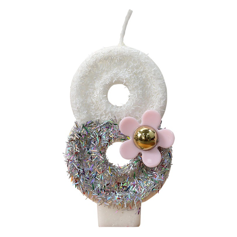 Vela de cumpleaños numérica creativa, decoración para pasteles, empaque individual – Producto para comercio transfronterizo