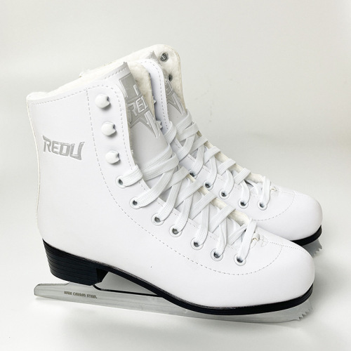 Coolshow New Style Figure Skating Shoes for Kids and Women — Warm Genuine Ice Figure Skating Shoes for Women