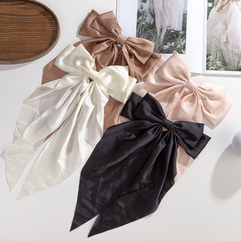 Hair Clip Hair Accessories Type Elegant Sweet Women's Knot Butterfly Bow Knot Cloth Hair Clip