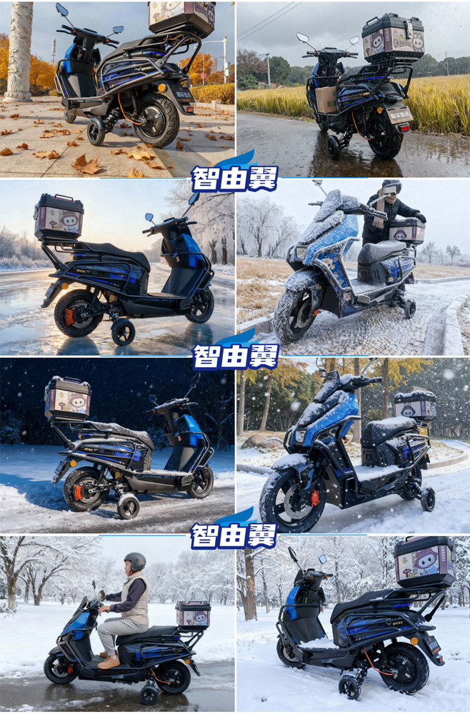 Electric Bicycle Auxiliary Wheels, Balance Wheels, Anti-Slip and Anti-Fall Wheels, Beginner Training Wheels, Quick Folding Wheels, Dual Support