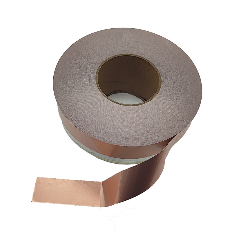 铜箔胶带单面胶散热屏蔽电磁兼容导电胶带高粘度耐久耐磨静电