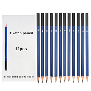 Sketch Pencil suit 5 H-8B hexagonal Rod sketch still life sketch sketch 12 sketch pens set cross-border