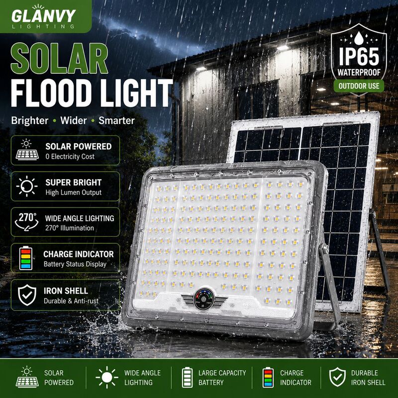 New LED solar-powered floodlights, outdoor waterproof garden lighting, automatic on/off when it gets dark, wholesale from the manufacturer New LED solar-powered floodlights, outdoor waterproof garden lighting, automatic on/off when it gets dark, wholesale from the manufacturer