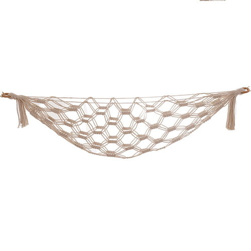 Nordic Toy Net Pocket Plush Toy Handwoven Lace Hammock Bohemian Tapestry Children's Room Wall Collection