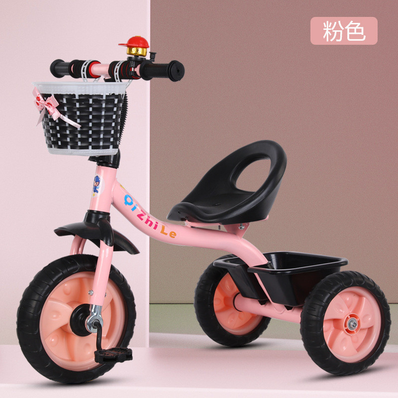 Pedales plegables del triciclo de los niños 1-3-6 años de la bicicleta de los niños cochecito de bebé bicicleta de la bicicleta del bebé