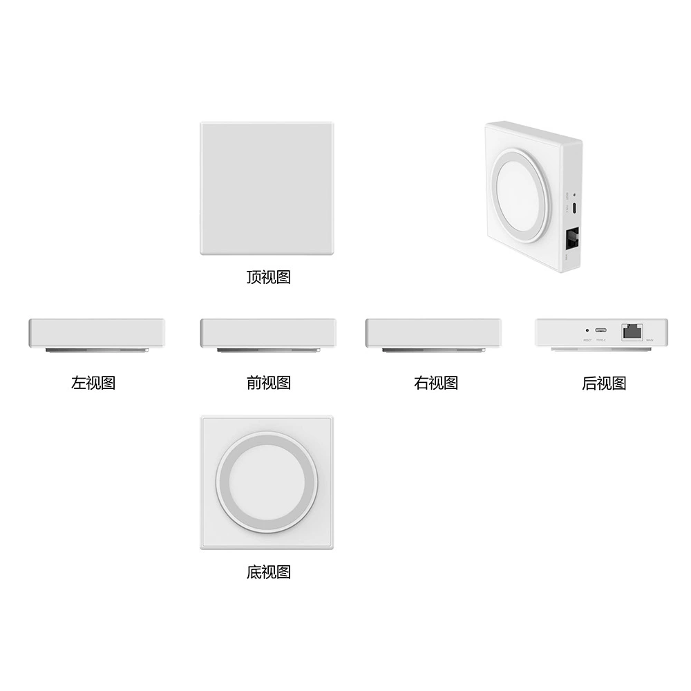 Tuya ZigBee 3.0 умный сетевой шлюз проводной совместимый с Alexa Google Home Assistant