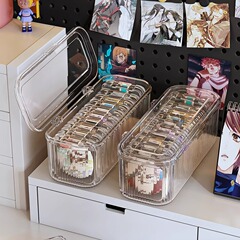 バー収納ケース透明アクリル5875mm単一保護カバーバッジ整理棚谷子展示棚
