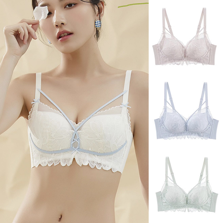 Clearance Sale of the Gudiao 8072 Sexy Lace Lingerie for Women, Small Bust Push-Up, Comfortable Lift, Wireless Bra for Summer Clearance Sale of the Gudiao 8072 Sexy Lace Lingerie for Women, Small Bust Push-Up, Comfortable Lift, Wireless Bra for Summer