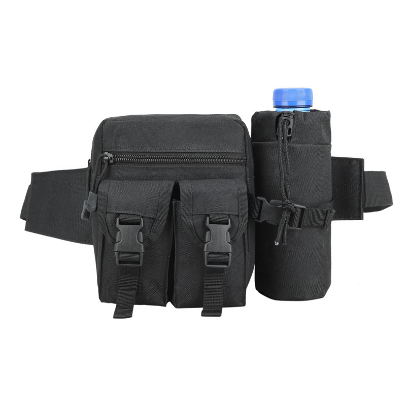 Cross-border tactical waist bag for outdoor running, multifunctional sports waist bag, water bottle waist bag, close-fitting anti-theft phone holder for walking