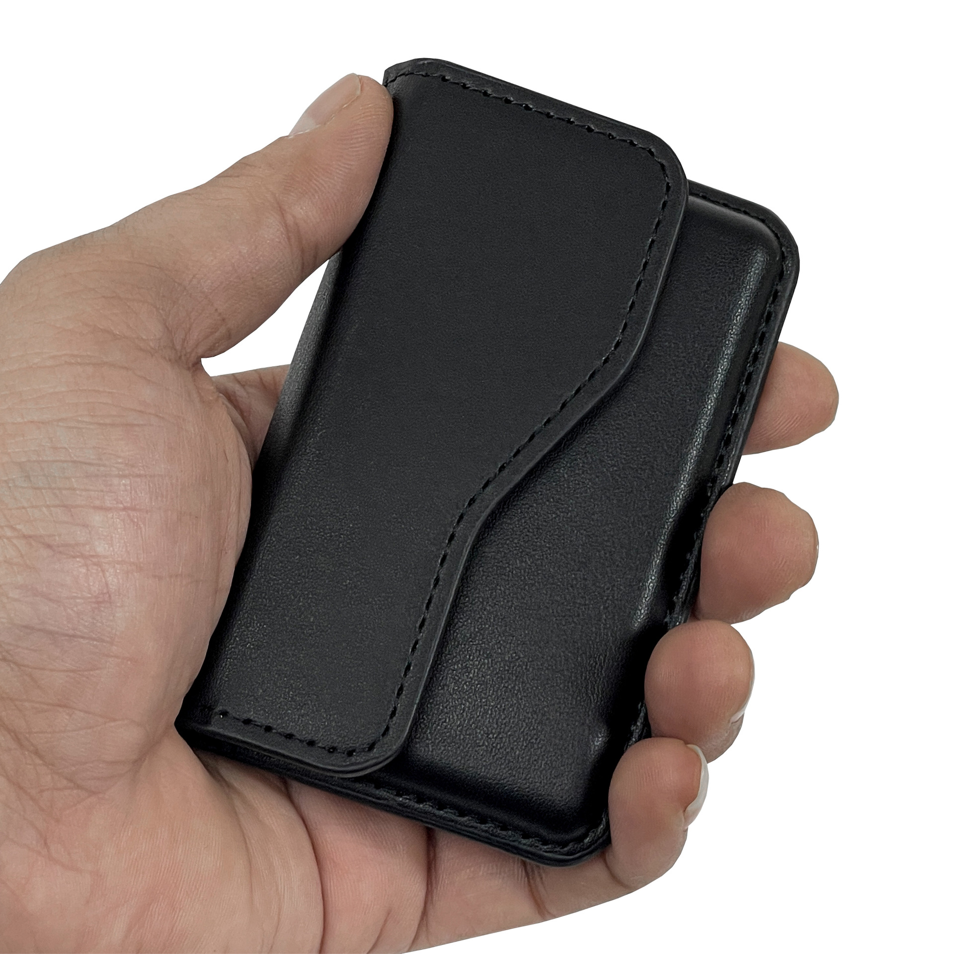 Fabricante directo para el iPhone Starbucks Magsafe Magnet Flip Bag Side Open Card Cover