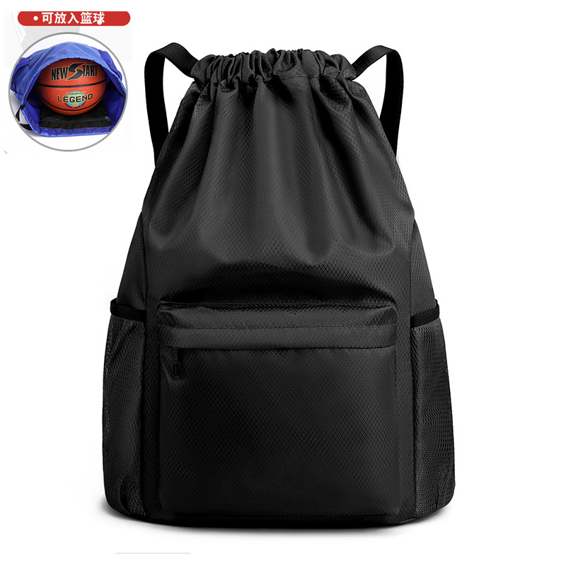 Bolsa de baloncesto de separación húmeda y seca de gran capacidad bolsa de fútbol bolsa de natación impermeable para mujer bolsa de traje de baño bolsa de cordón de hombro bolsa de cordón