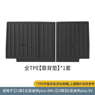 TPE full surround tail box: Trunk Mat - 21-byd-song-plus23-song-plus-ev-back-cushion-black