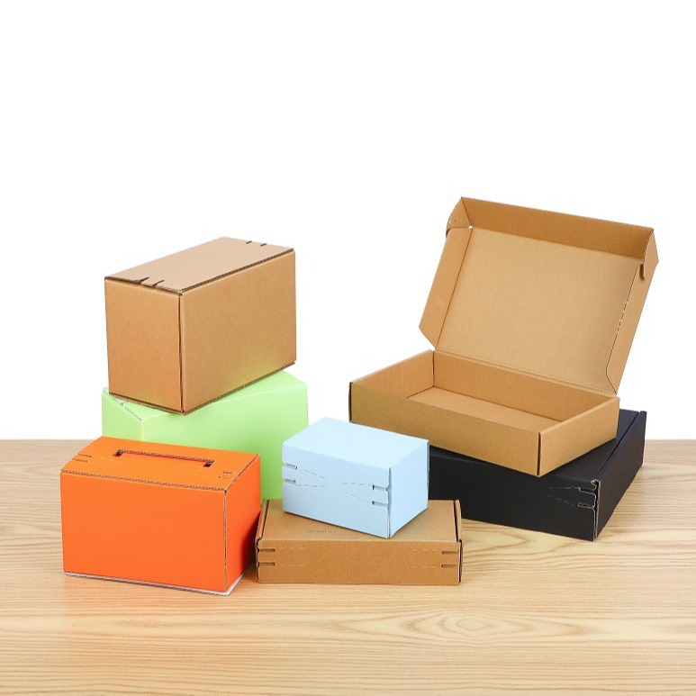 Tear open box custom color printing cosmetic blind box box white cardboard box zipper outer packaging box manufacturer customization