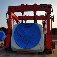 宝威 液压轮胎吊 品类多 吨位多 案例多 机械物料装配起吊堆垛