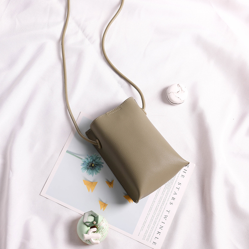 Bolso de teléfono móvil vertical de estilo coreano transfronterizo nuevo bolso de hombro pequeño simple de moda femenina ins mini Bolso pequeño de crossbody japonés