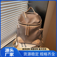 新款双肩包轻便高颜值百搭短期出差旅游背包高级感大容量书包批发